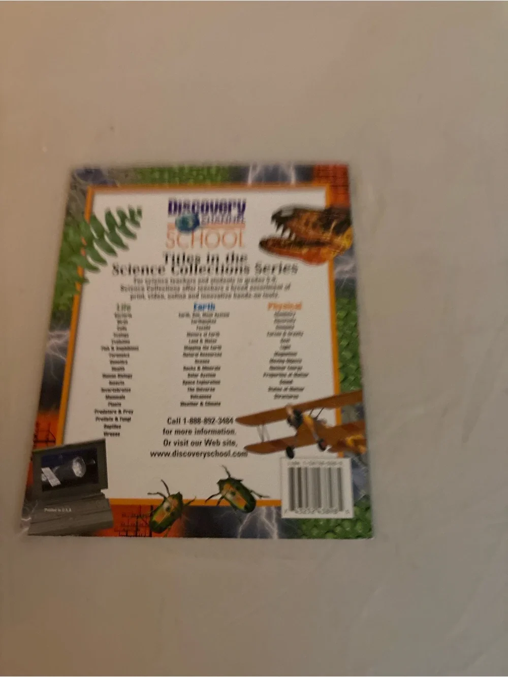 Discovery 'Sizzle' Fire Silhouette Book- Black & Orange